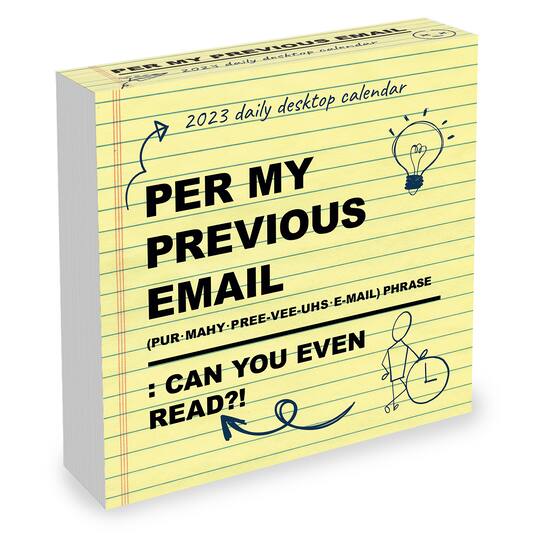 TF Publishing 2023 Per My Previous Email Daily Desktop Calendar Michaels tf-publishing-2023-per-my-previous-email-daily-desktop-calendar-michaels